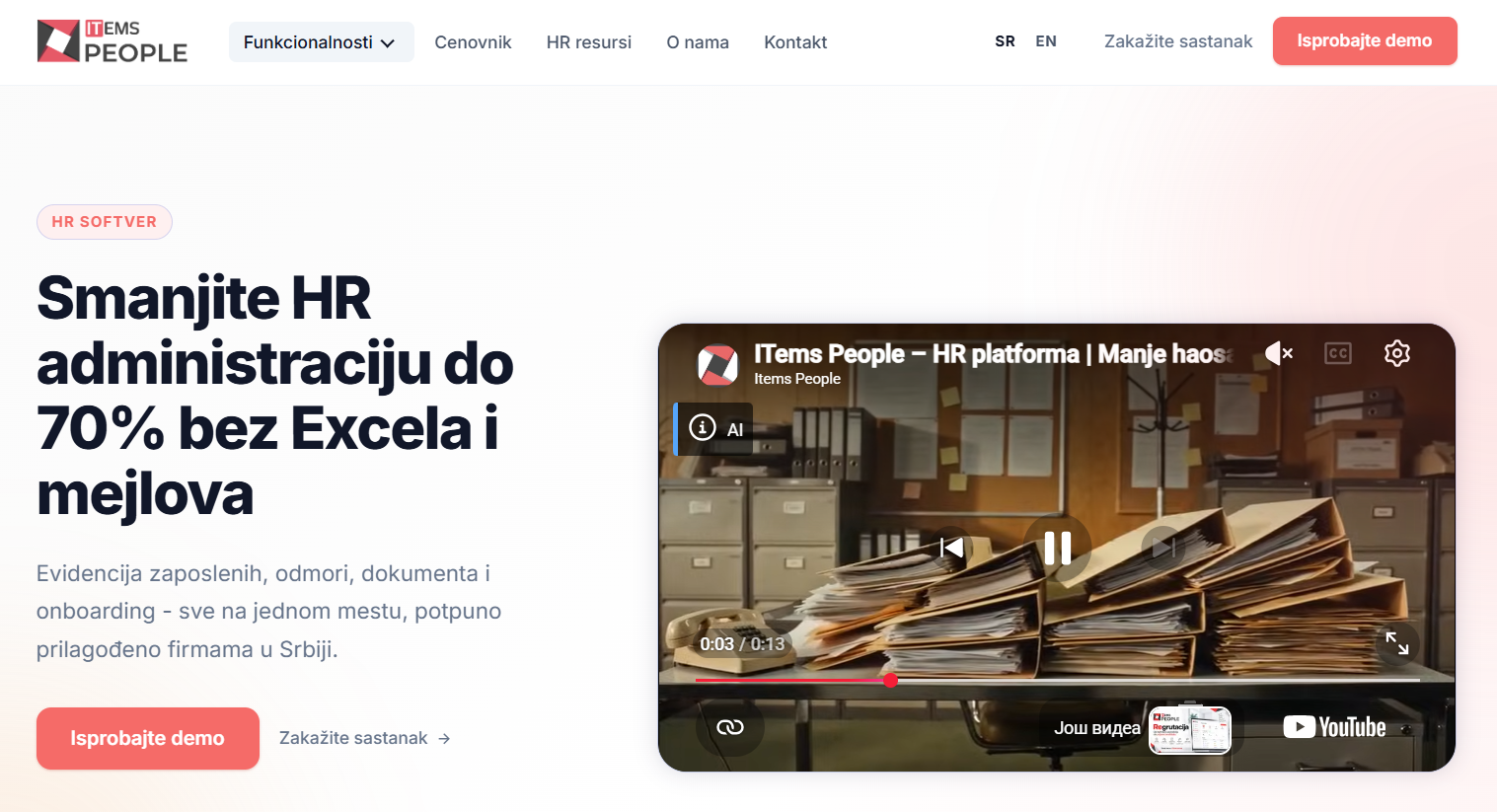 IT kompanija ITEMS predstavila platformu ITems People za digitalizaciju HR-a