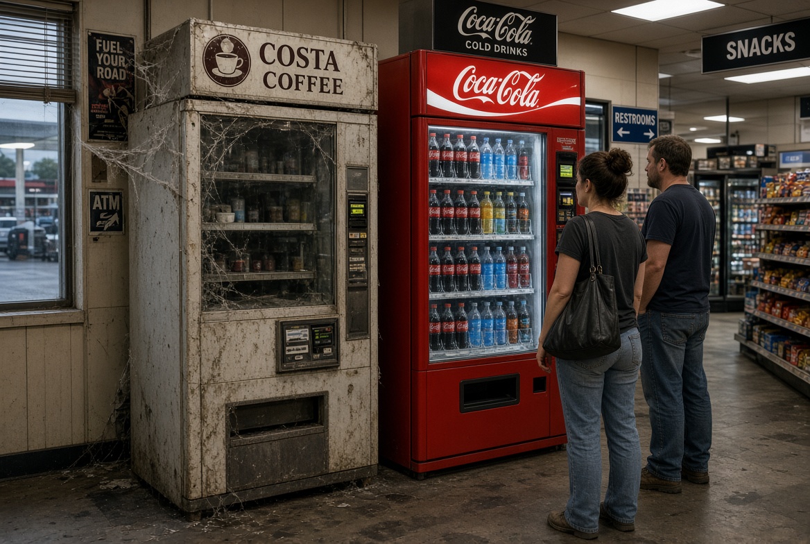 Koka-kola omanula sa Costa Coffee: Mnogo kofeina, malo efekta
