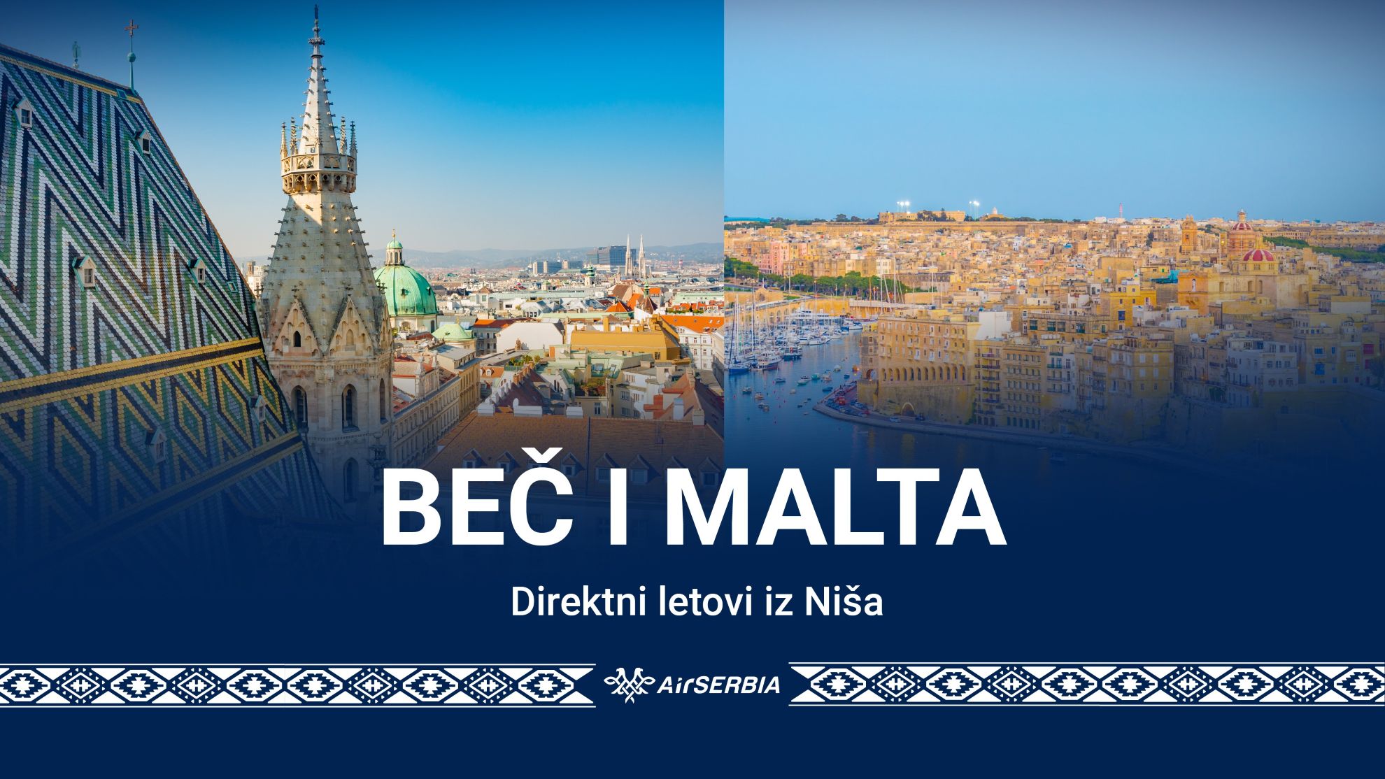 Iz Niša direktno za Beč i Maltu: Nove linije Er Srbije