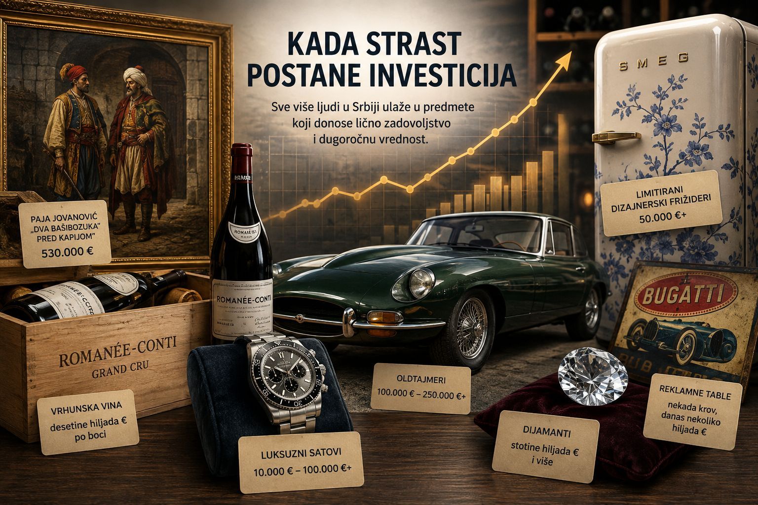 Od vina do oldtajmera: Kako hobi prerasta u investiciju vrednu stotine hiljada evra 