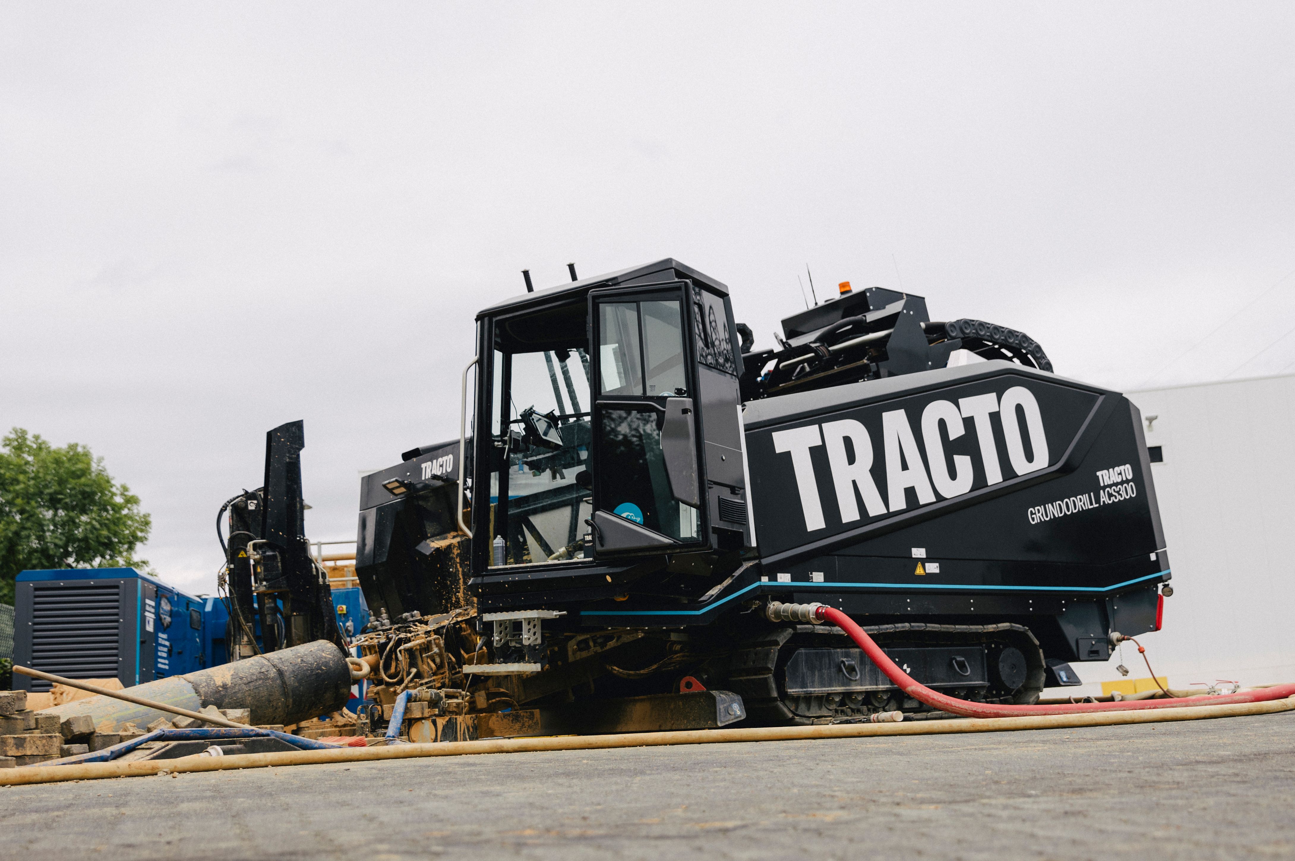 kopanje građevinarstvo radovi tracto